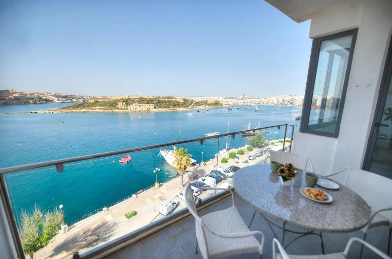 Bright And Spacious 3 Bedroom Apartment With Breathtaking Views - Goslm-5 Sliema Malta